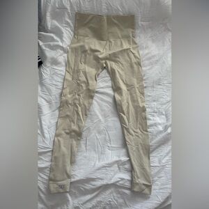 SET Active Beige Ribbed Leggings